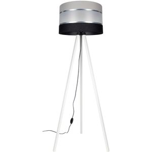 Tafellamp CORAL 1xE27/60W/230V wit/zwart/grijs/chroom