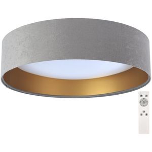 Dimbare LED Plafond Lamp SMART GALAXY LED/24W/230V grijs/goud + AB
