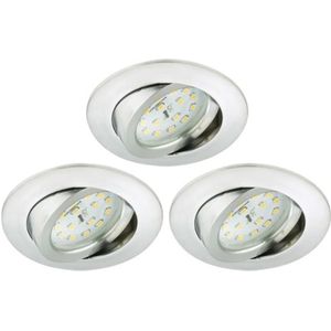 Briloner 8317-039-SET 3x LED Dimbare badkamerverlichting LED/5,5W/230V IP23