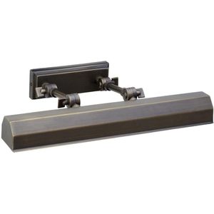 Elstead Lighting - Chawton - Schilderijverlichting - Dark Bronze - 2X E14 Max 40W - Dimbaar