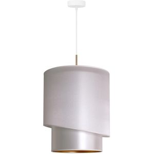 Duolla - Hanglamp aan een koord PARIJS 1xE27/15W/230V diameter 40 cm zilver/goud