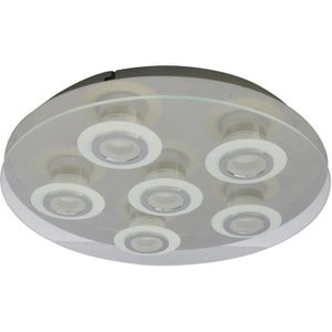 ITALUX MD14088-06B CH - LED Plafondlamp FLAVIO 6xLED/5,5W/230V