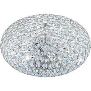 Eglo 95284 - Kristallen plafondlamp CLEMENTE 2xE27/60W/230V