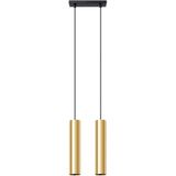 Sollux SL.1241 - Hanglamp aan een koord LAGOS 2xGU10/10W/230V goud