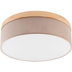 Brilagi - Plafondlamp BELLADONNA 3xE27/15W/230V beige/Grenen