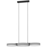 EGLO connect.z Barbano-Z Hanglamp - 82 cm - Grijs/Wit - Instelbaar RGB & wit licht - Dimbaar - Zigbee