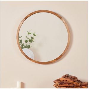 Eglo 425038 - Wandspiegel BANI Ø 70 cm, bruin