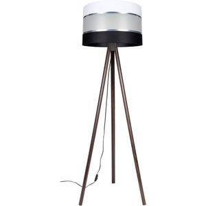 Staande lamp CORAL 1xE27/60W/230V bruin/zwart/wit/chroom