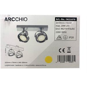 Arcchio - Dimbare LED Spot MUNIN 2xES111/GU10/11,5W/230V