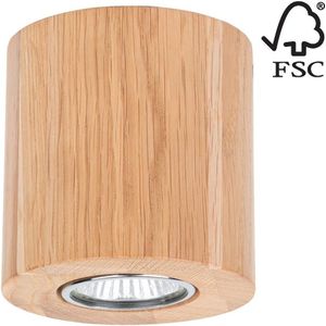 Spot-Light 2066174 - Plafondlamp WOODDREAM 1xGU10/6W/230V