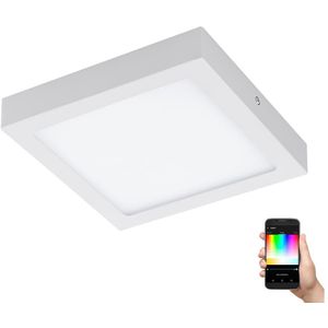 Eglo 96672 - Dimbare LED RGBW Plafond Lamp FUEVA-C LED/15,6W/230V Bluetooth