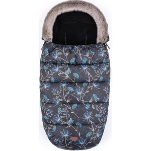 PETITE&MARS - Baby voetenzak 4in1 COMFY Stylish Beauty grijs/blauw