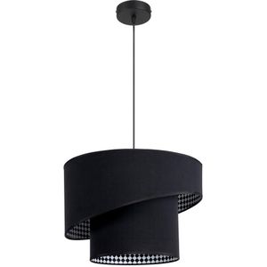 Zwarte hanglamp LORI 1 × E27 / 60W / 230V
