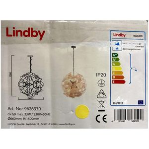 Lindby - Hanglamp aan een ketting NUBALIKA 6xG9/33W/230V