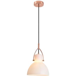 Klausen 111029 - Hanglamp aan een koord RACK 1xE27/11W/230V wit/koper