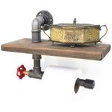 Asir - Pijphaak - Okkernoot Zwart - 31 x 22 x 14 cm