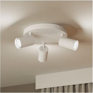 EGLO connect.z Telimbela-Z Smart Spot - GU10 - Ø 25 cm - Wit - Instelbaar RGB & wit licht - Dimbaar - Zigbee