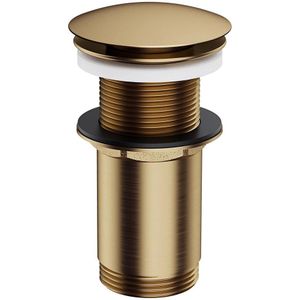 OMNIRES A716BR - Click-clack wastafelafvoer pr. 6,6 cm geborsteld brons