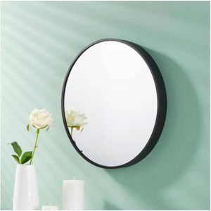 Eglo 425001 - muur spiegel BANI diameter 40 cm zwart