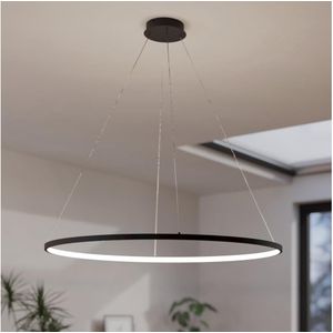 EGLO Parruta Hanglamp - LED - Ø 99 cm - Zwart - Wit - Dimbaar