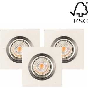 Spot-Lamp 2515337 - SET 3x LED Hang plafondverlichting VITAR 1xGU10/5W/230V beton