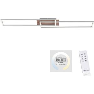 JUST LIGHT - LED-plafondlamp Iven - Aluminium - Dimbaar - Modern