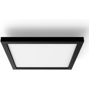 Philips Hue Aurelle - paneellamp - warm- tot koelwit licht - zwart - vierkant