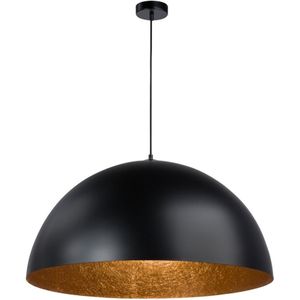 Hanglamp aan een koord SFERA 1xE27/60W/230V diameter 35 cm zwart/koper