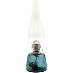 Olielamp POLY 38 cm blauw