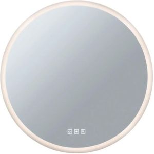 LED (badkamer) spiegel - 3 staps lichtkleur - 2700-6500K - 21W - rond