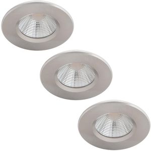 Philips Dive badkamerinbouwspot - 3-lichts - nikkel
