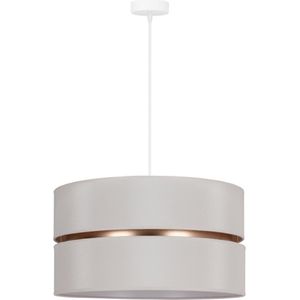 Duolla - Hanglamp aan een koord DUO 1xE27/15W/230V crème/goud