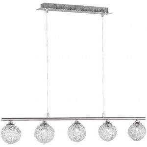 Paul Neuhaus 2790-55 - Hanglamp aan een ketting WOMBLE 5xG9/28W/230V