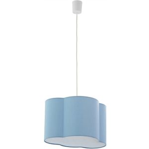 Hanglamp aan een koord CLOUD 1xE27/25W/230V blauw
