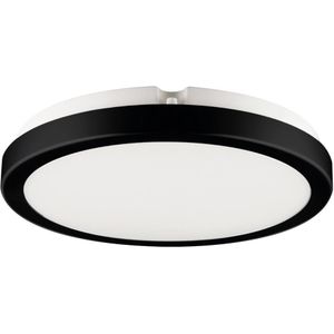 Brilagi - LED Badkamer plafondlamp PERA LED/24W/230V diameter 28 cm IP65 zwart