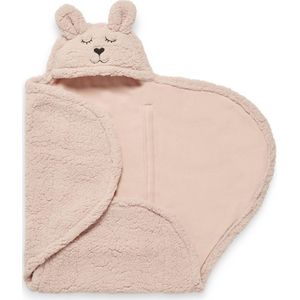 Jollein - Inbakerdeken fleece Bunny 100x105 cm Pale Pink