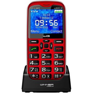 Winner - WG20 C - Mobiele Telefoon - Rood - 1600 mAh
