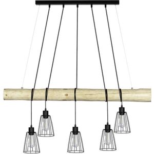 Spot-Light 69214504 - Hanglamp aan koord TRABO 5xE27/60W/230V