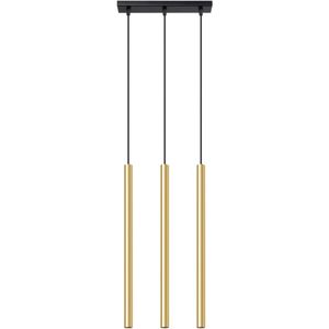 Sollux SL.1196 - Hanglamp aan een koord PASTELO 3xG9/8W/230V goud