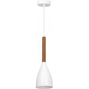Witte Hanglamp MUZA NIEUW 1x E27 / 60W / 230V