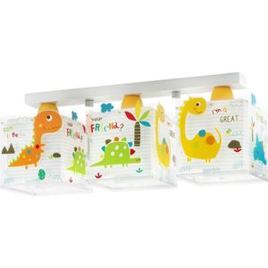 Dalber D-73453 - Plafonnière kinderkamer DINOS 3xE27/60W/230V