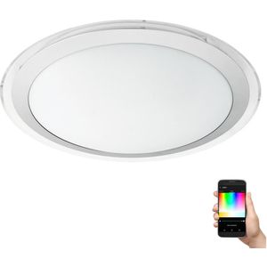 Eglo 96818 - Dimbare LED RGBW Plafond Lamp COMPETA-C LED/17W/230V + afstandsbediening