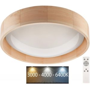 Brilagi - Dimbare LED Plafond Lamp MANAROLA LED/24W/230V + afstandsbediening