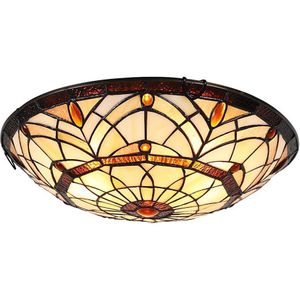 Prezent 1712 - Plafondlamp TIFFANY 3xE27/40W/230V