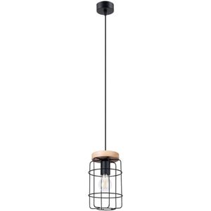 Sollux SL.1263 - Hanglamp aan een koord GOTTO 1xE27/15W/230V zwart