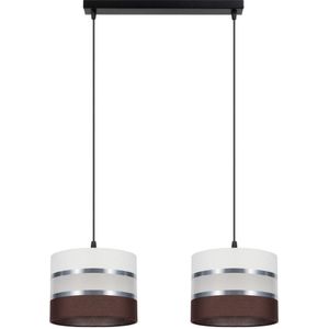 Hanglamp aan een koord CORAL 2xE27/60W/230V