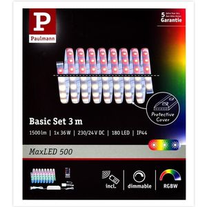 Paulmann 70628 - LED RGB / 36W Dimbare strip MAXLED 3m 230V + RC