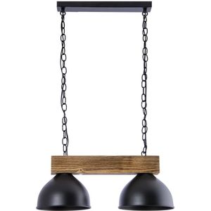 Hanglamp aan een ketting 2xE27/60W/230V