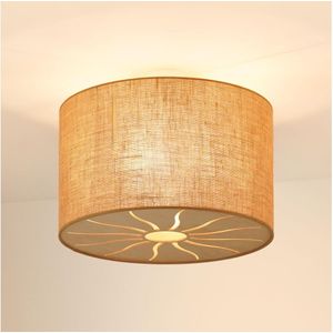 Brilagi - Plafondlamp COUNTRY ROLLER 1xE27/15W/230V pr. 50 cm beige