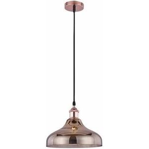 Klausen KL111064 - Hanglamp aan een koord OXIGEN 1xE27/15W/230V koper/roze goud